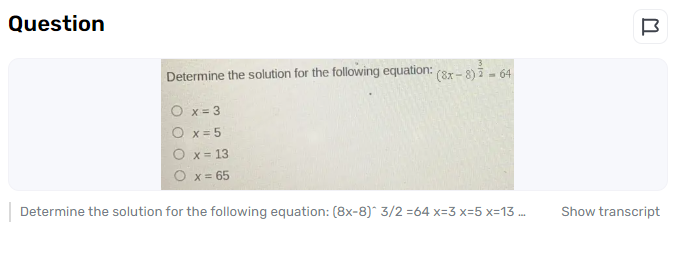 What are the Steps to Find the Value of x From a Complex Equation?